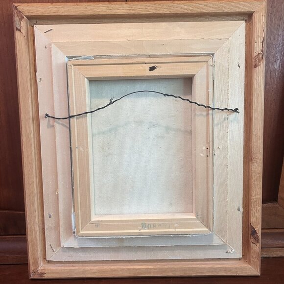 Vintage Floral Oil Painting | Framed Roses Still Life | Signed Wall Art - Picture 3 of 3